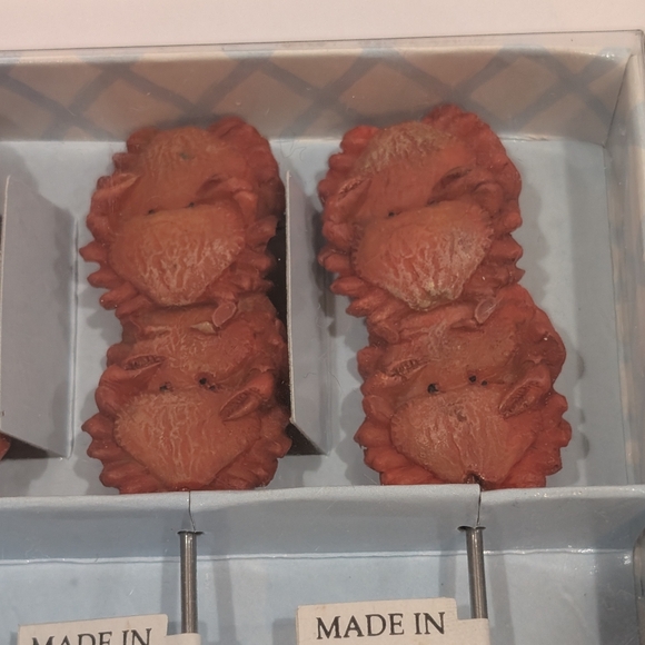Boston Warehouse Crab Picks, Set of 4 New in Box - Picture 3 of 8